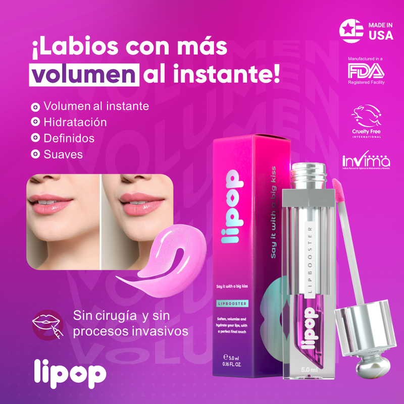 💄✨ LIPOP® - VOLUMINIZADOR DE LABIOS INSTANTÁNEO ✨💄